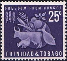 Trinidad and Tobago 1963 Freedom from Hunger SG 307 Fine Mint