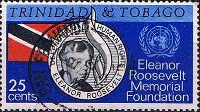 Trinidad and Tobago 1965 Eleanor Roosevelt Memorial Foundation Fine Used