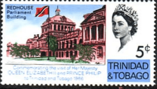 Trinidad and Tobago 1966 Caribbian Royal Visit SG 313 Fine Mint