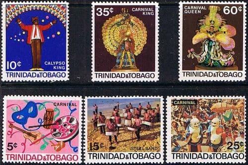 Trinidad and Tobago 1968 Carnival Set Fine Mint