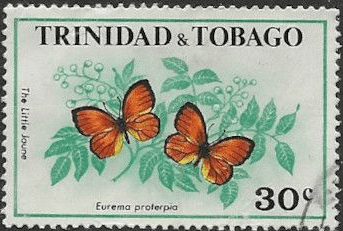 Trinidad and Tobago 1972 Butterflies SG 412 Fine Used