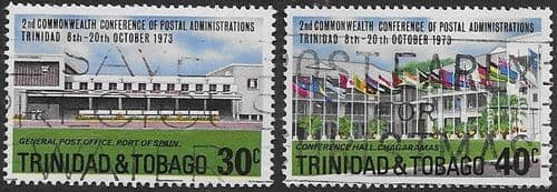 Trinidad and Tobago 1973 Commonwealth Postal Conference Set Fine Used