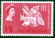 Tristan da Cunha 1963 Freedom From Hunger Fine Mint
