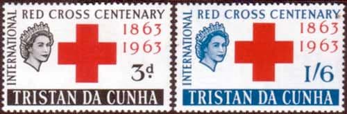 Tristan Da Cunha 1963 Red Cross Centenary Set Fine Mint