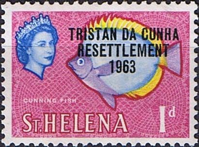 Tristan Da Cunha 1963 St Helena Overprint Resettlement SG 55 Fine Mint