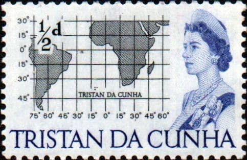Tristan Da Cunha 1965 SG 71 Map Fine Mint
