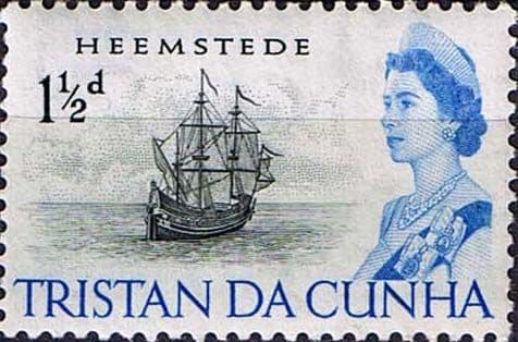 Tristan Da Cunha 1965 SG 73 Ship Heemstede Fine Mint