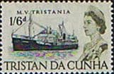 Tristan Da Cunha 1965 SG 81 Ship MV Tristania Fine Mint