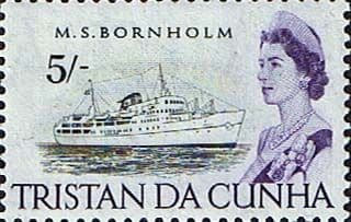 Tristan Da Cunha 1965 SG 83 Ship MS Bornholm Fine Mint