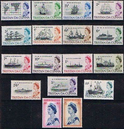 Tristan Da Cunha 1965 Ships Fine Mint