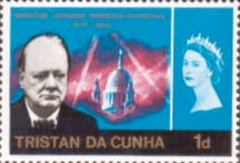 Tristan da Cunha 1966 Churchill SG 89 Fine Mint