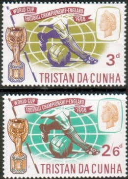 Tristan Da Cunha 1966 Football World Cup Set Fine Mint