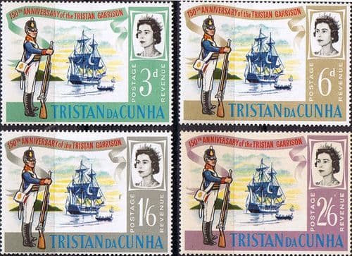 Tristan Da Cunha 1966 Garrison Set Fine Mint