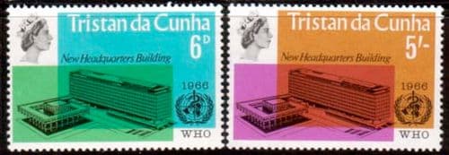 Tristan Da Cunha 1966 World Health Organisation Set Fine Mint