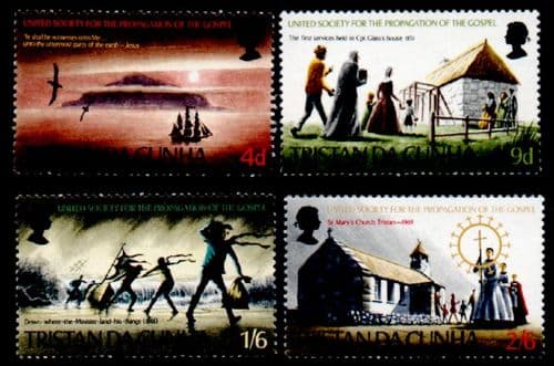 Tristan Da Cunha 1969 Propagation of the Gospel Set Fine MiFine Mint