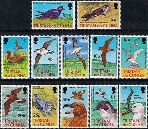 Tristan Da Cunha 1977 Birds Set Fine Mint