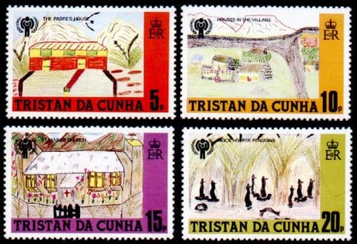 Tristan Da Cunha 1979 International Year of the Child Set Fine Mint
