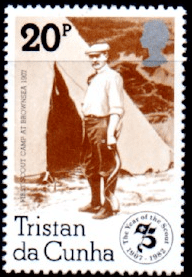 Tristan Da Cunha 1982 Boy Scout Movement SG 322 Fine Mint