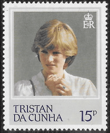 Tristan Da Cunha 1982 Diana 21st Birthday SG 328 Fine Mint