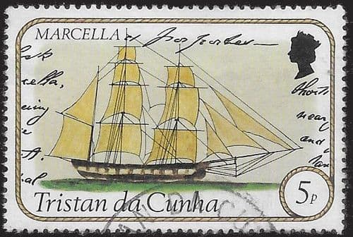 Tristan Da Cunha 1982 Sailing Ships SG 323 Fine Used