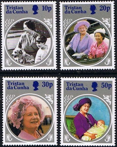 Tristan Da Cunha 1985 Queen Mother Life and Times Miniature Sheet Fine Used