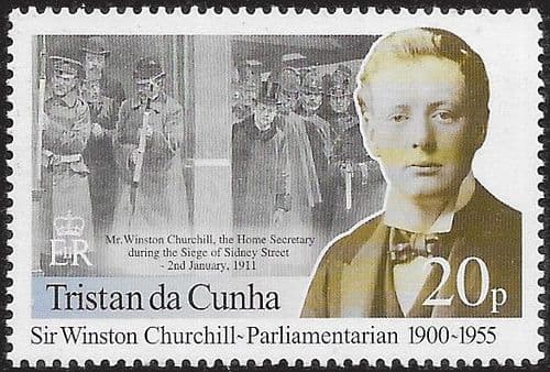 Tristan Da Cunha 2000 Centenary of Sir Winston Churchill's Election to Parliament SG  696 Fine Mint