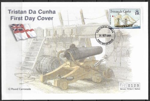 Tristan Da Cunha 2001 Royal Navy Connections SG 725 First Day Cover