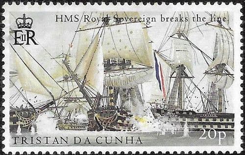 Tristan Da Cunha 2005 Bicentenary of the Battle of Trafalgar (1st issue) SG 812 Fine Mint