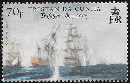 Tristan Da Cunha 2005 Bicentenary of the Battle of Trafalgar (2st issue) SG 847 Fine Mint