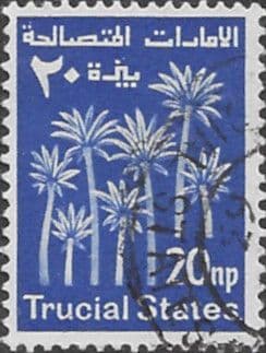 Truical States 1961 SG 5 Palm Trees Fine Used