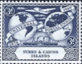 Turks and Caicos 1949 Universal Postal Union Sg 218 Fine Mint