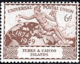 Turks and Caicos 1949 Universal Postal Union SG 219 Fine Mint