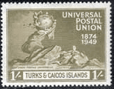 Turks and Caicos 1949 Universal Postal Union SG 220 Fine Mint