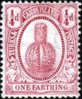 Turks and Caicos Island 1909 SG 115 Turks Head Cactus Fine Mint