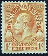 Turks and Caicos Island 1928 SG 183 King George V Head Fine Mint