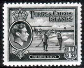 Turks and Caicos Island 1938 SG 194 Raking Salt Fine Mint