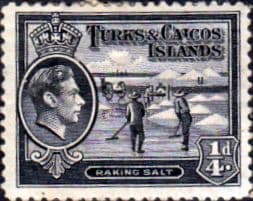 Turks and Caicos Island 1938 SG 194 Raking Salt Fine Used