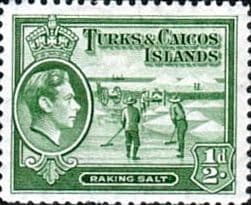 Turks and Caicos Island 1938 SG 195 Raking Salt Fine Mint