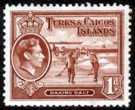Turks and Caicos Island 1938 SG 196 Raking Salt Fine Mint