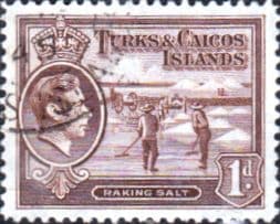 Turks and Caicos Island 1938 SG 196 Raking Salt Fine Used