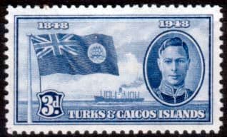 Turks and Caicos Island 1948 Centenary of Dependency's Separation SG 212 Fine Mint
