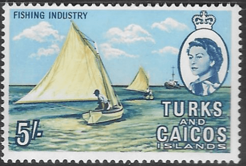 Turks and Caicos Island 1967 Fishing SG 285 Fine Mint