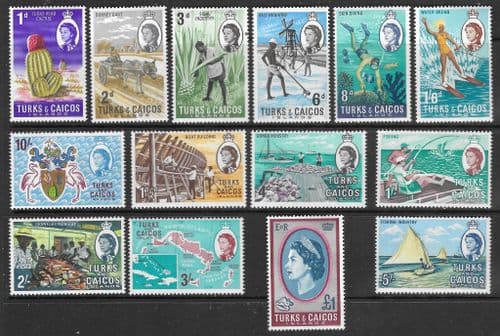 Turks and Caicos Island 1967 Industries Set Fine Mint