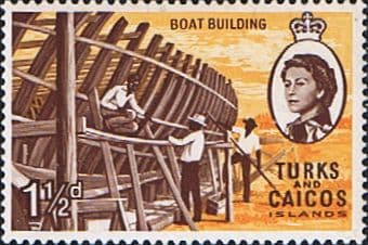Turks and Caicos Island 1967 SG 275 Boat Building Fine Mint