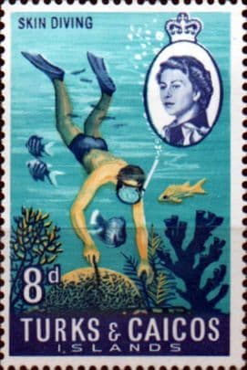 Turks and Caicos Island 1967 SG 280 Skin Diving Fine Mint