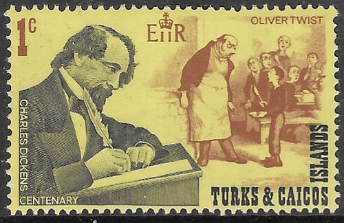 Turks and Caicos Island 1970 Charles Dickens SG 321 Fine Mint