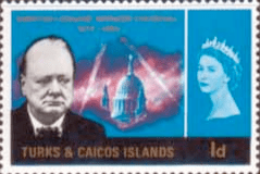Turks and Caicos Islands 1966 Churchill SG 262 Fine Mint