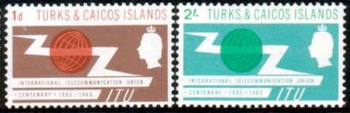 Turks Caicos Islands International Telecomunication Union Set Fine Mint