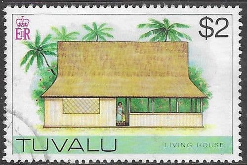 Tuvalu 1976 Living house SG 43 Fine Used
