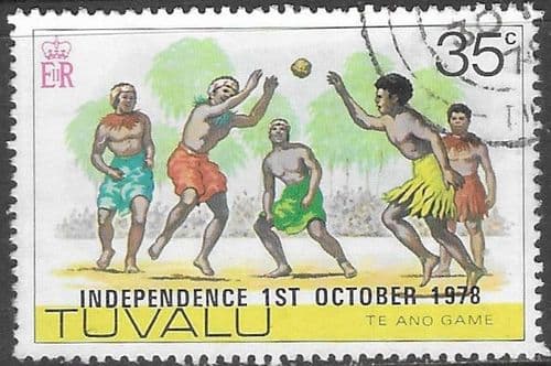 Tuvalu 1976 Te Ano Game SG 40 Fine Used